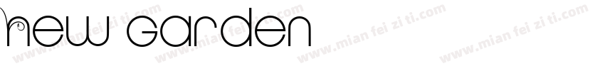 New garden字体转换